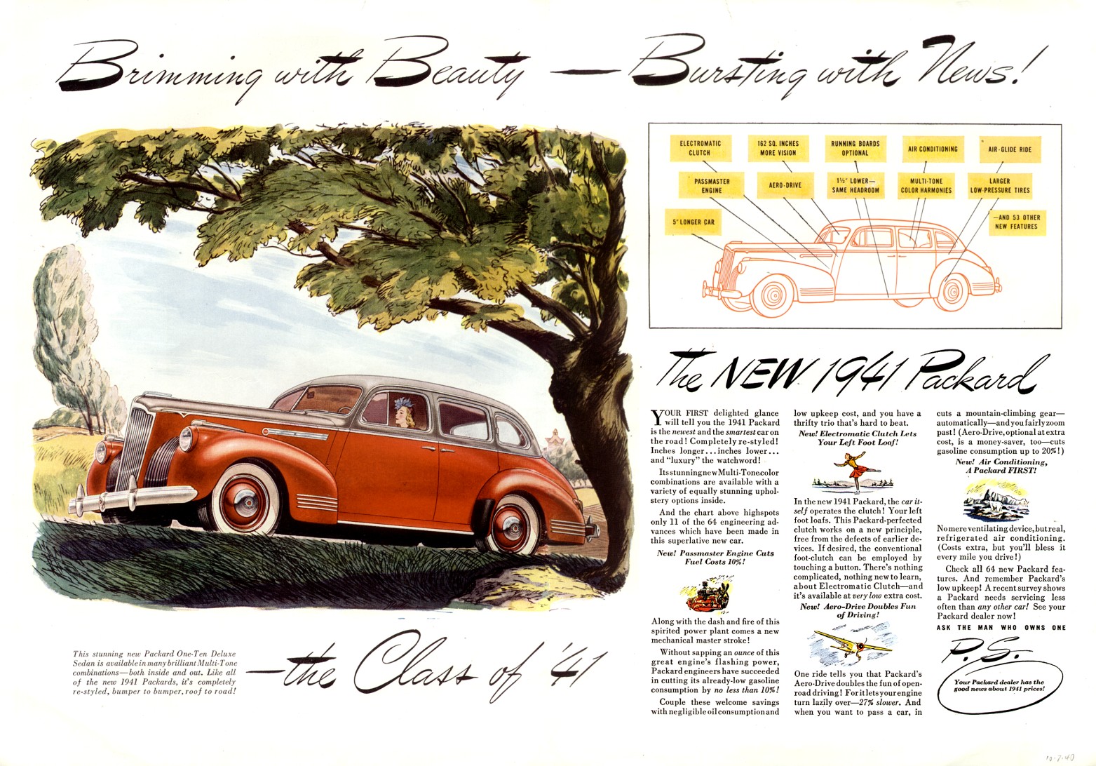 1941 Packard Auto Advertising